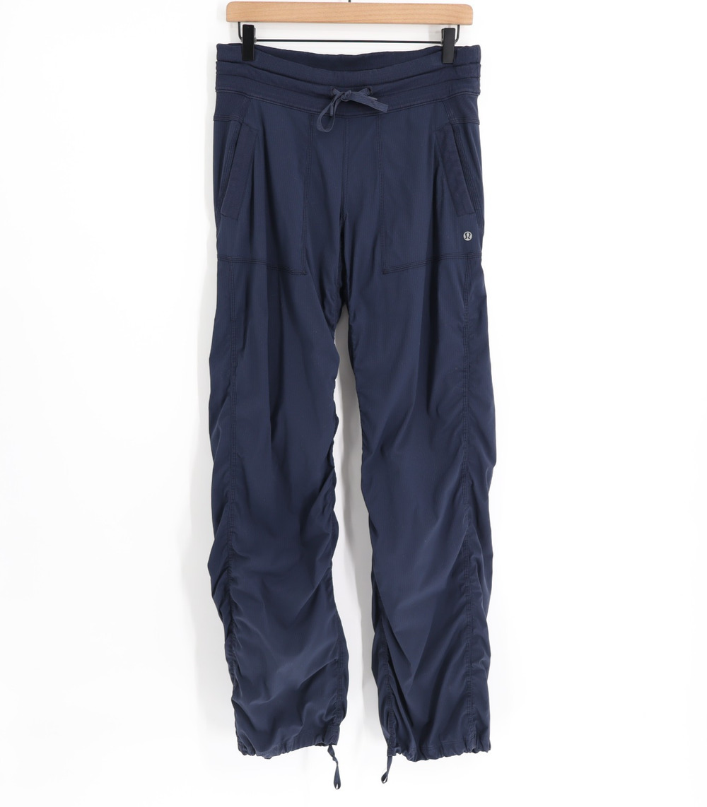 Lululemon Women's Sz 6 Dance Studio Mid Rise Pant Navy Blue